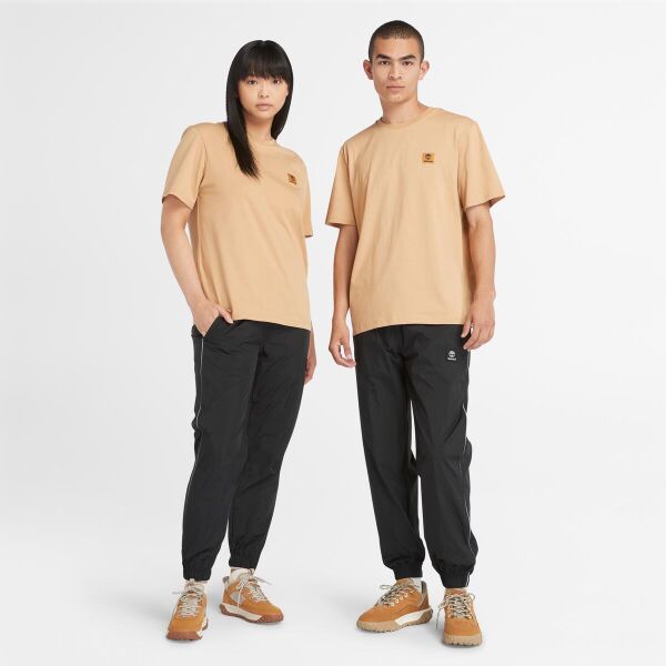 Short Sleeve Woven Badge Tee