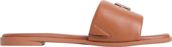 TH LOGO HARDWARE LEATHER MULE