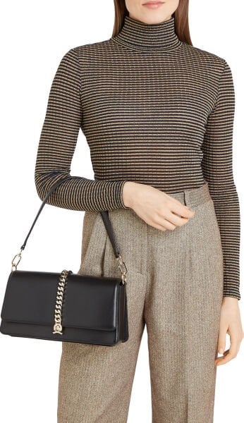 LUXE LEATHER SHOULDER BAG