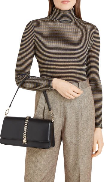 LUXE LEATHER SHOULDER BAG