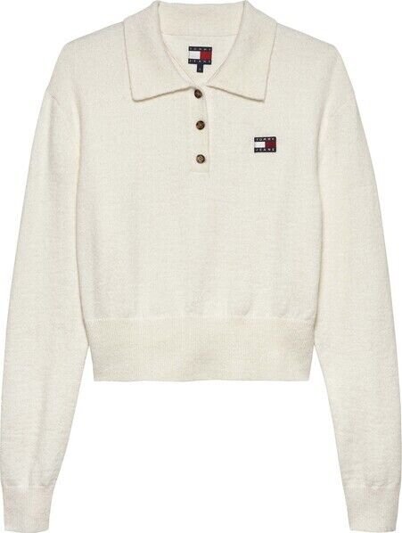 TJW FLUFFY POLO SWEATER