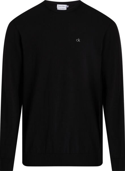 COTTON SILK BLEND CN SWEATER