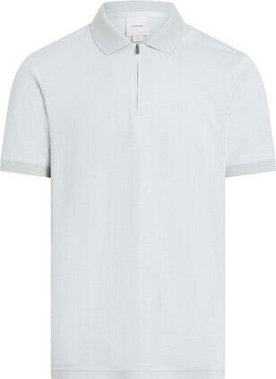 SMOOTH COTTON WELT ZIP POLO