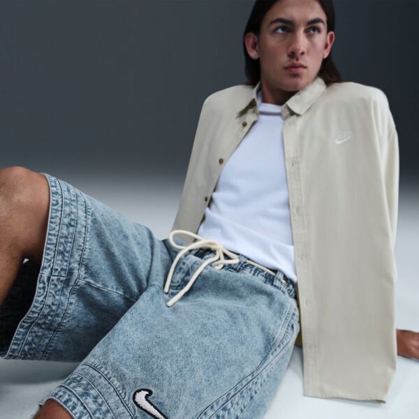 M NK DENIM 10IN SHORT NAOS PIN