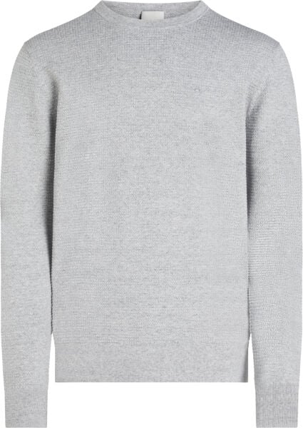 WAFFLE TEXTURE CN SWEATER