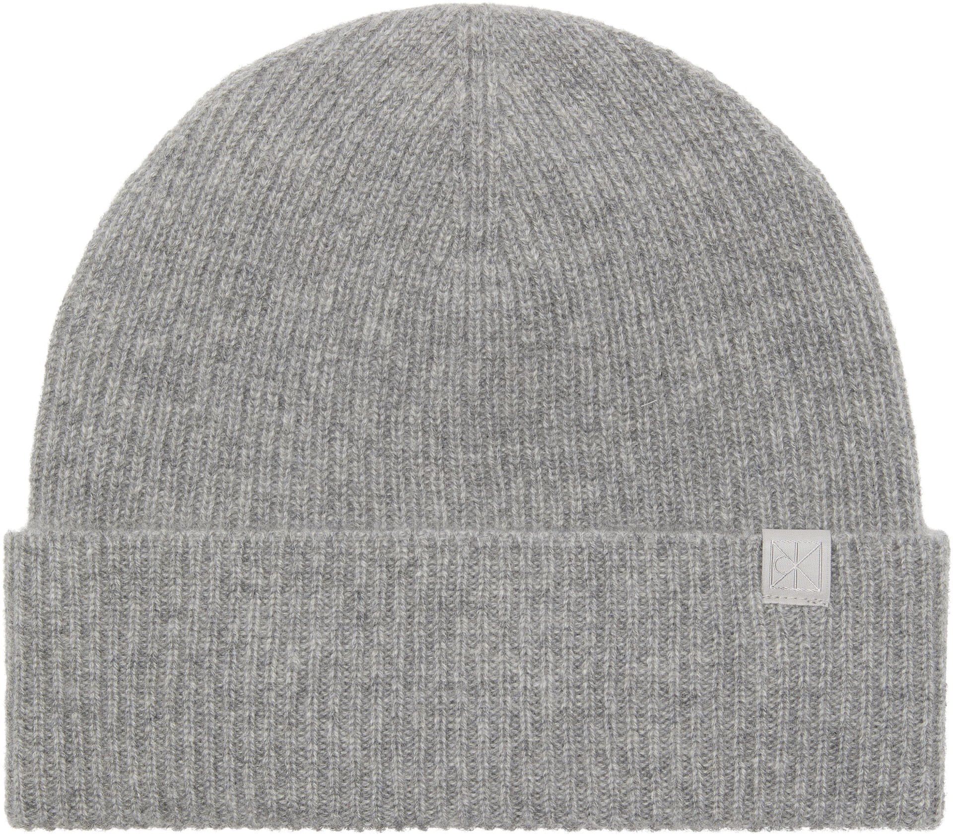 EMBLEM CASHMERE BEANIE
