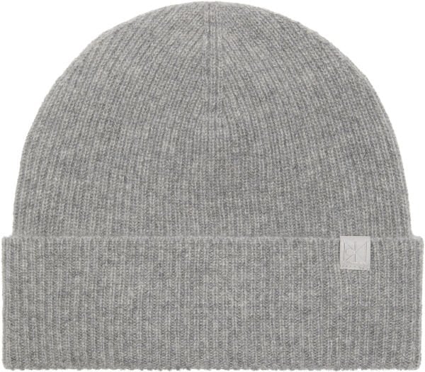 EMBLEM CASHMERE BEANIE