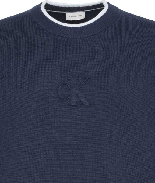 LS EMBOSSED LOGO CREWNK SWEATE