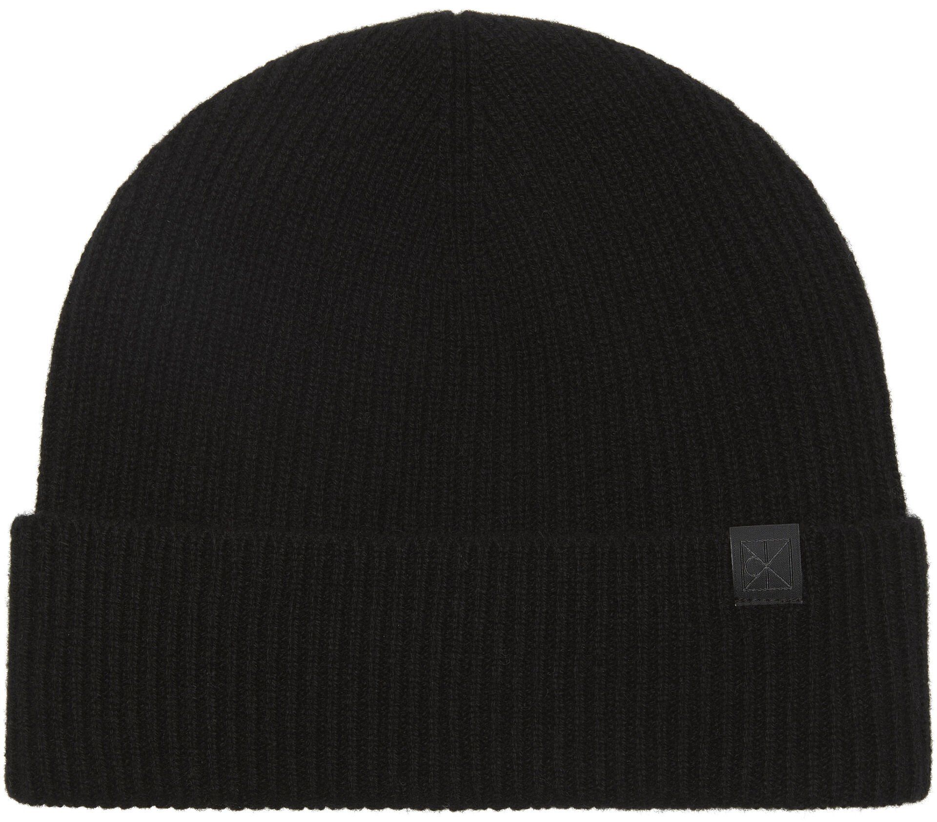 EMBLEM CASHMERE BEANIE