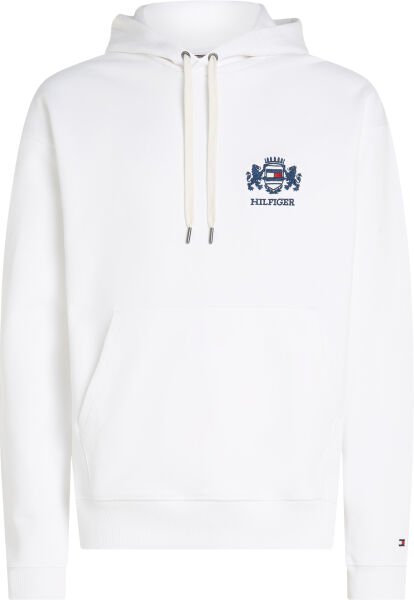HILFIGER SMALL CREST HOODY Beyaz - M