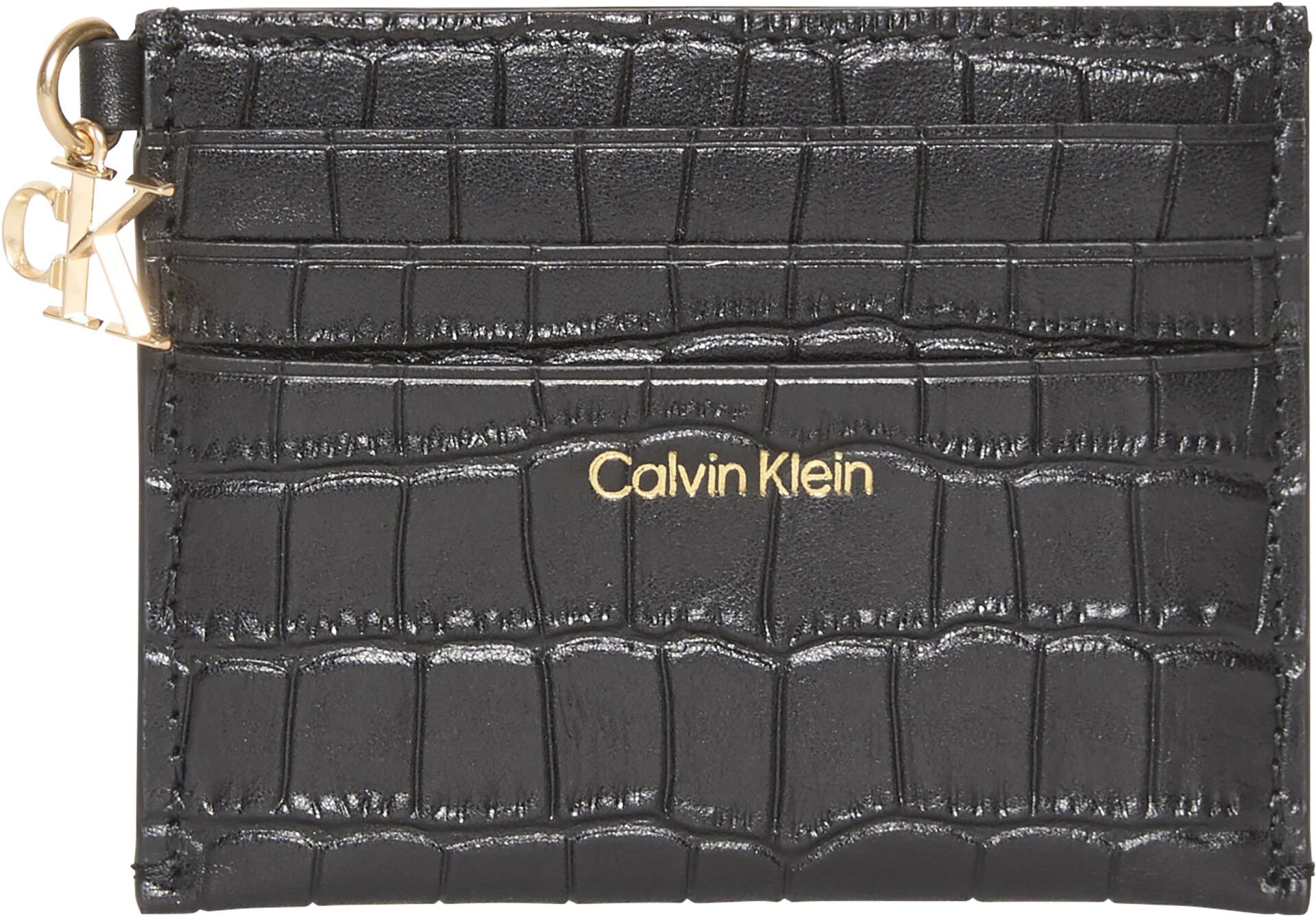CK CROC 6 CC CARDCASE