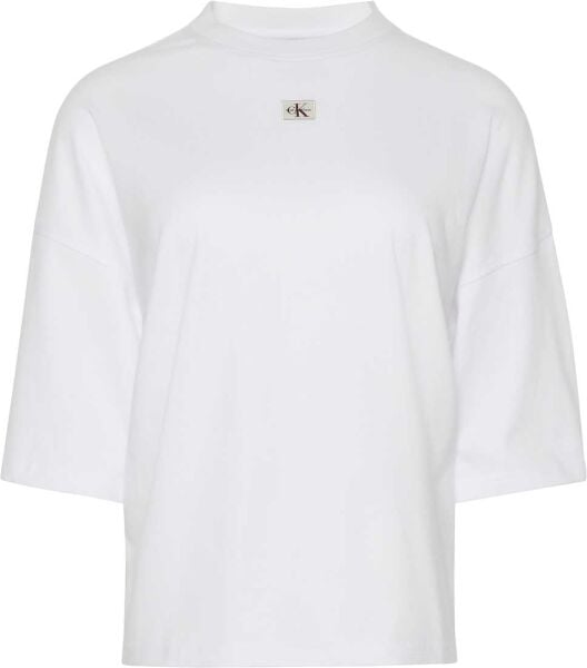 SS WOVEN LABEL OVERSIZED TEE