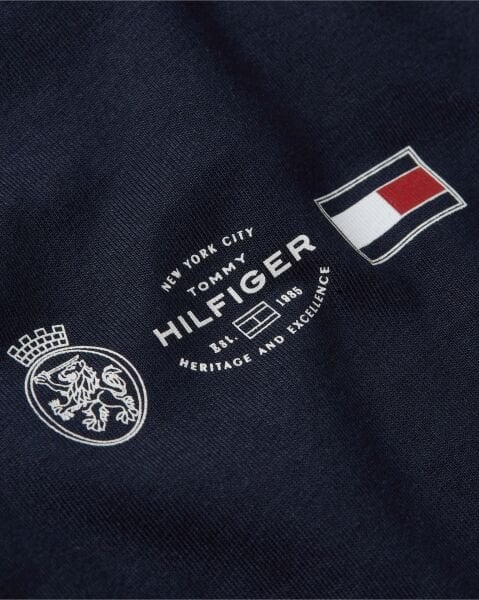 SMALL CREST OUTLINE TEE