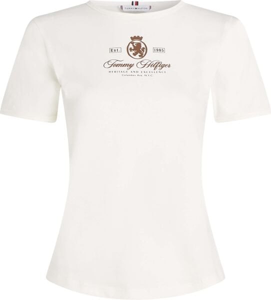 VARSITY CREST SLIM SS TEE