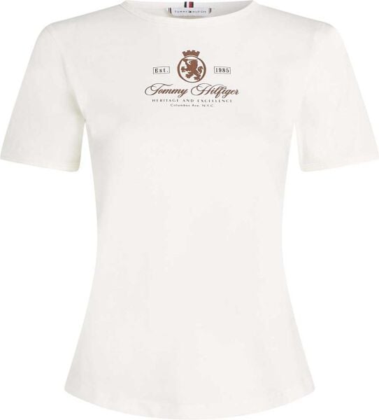 VARSITY CREST SLIM SS TEE