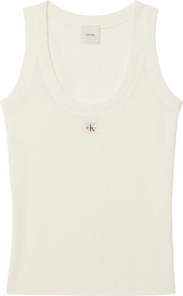 WOVEN LABEL TANK