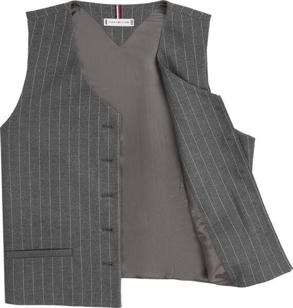 PINSTRIPE TAILORED VEST