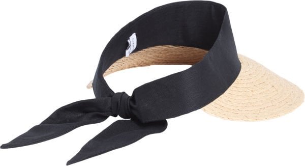 CK LINEN HEADBAND STRAW VISOR