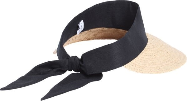 CK LINEN HEADBAND STRAW VISOR