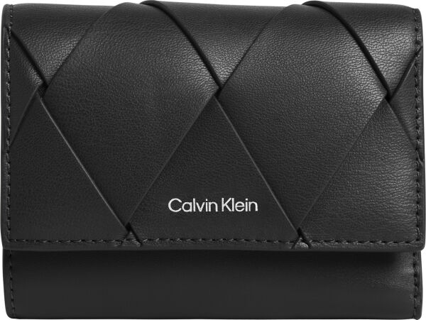 CK WOVEN SMALL TRIFOLD