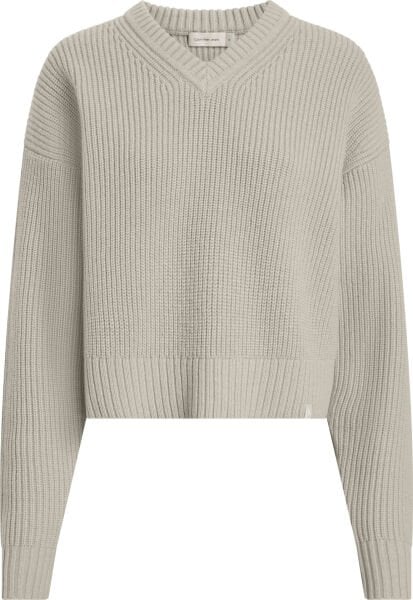 CHUNKY V-NECK SWEATER