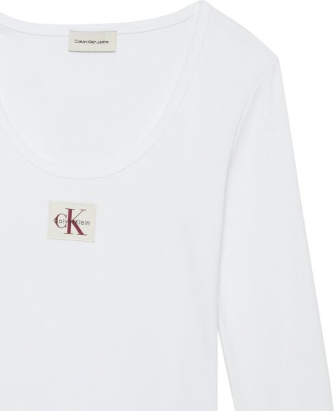 LS WOVEN LABEL 2X2 RIB SCOOP N