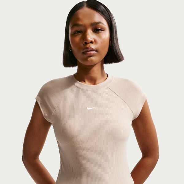 W NSW CHILL KNIT RIB SS TOP