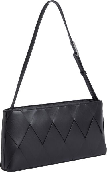 CK WOVEN ELONGATED SHOULDER BA
