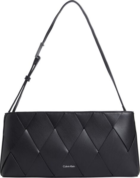 CK WOVEN ELONGATED SHOULDER BA