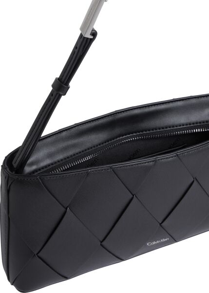 CK WOVEN ELONGATED SHOULDER BA