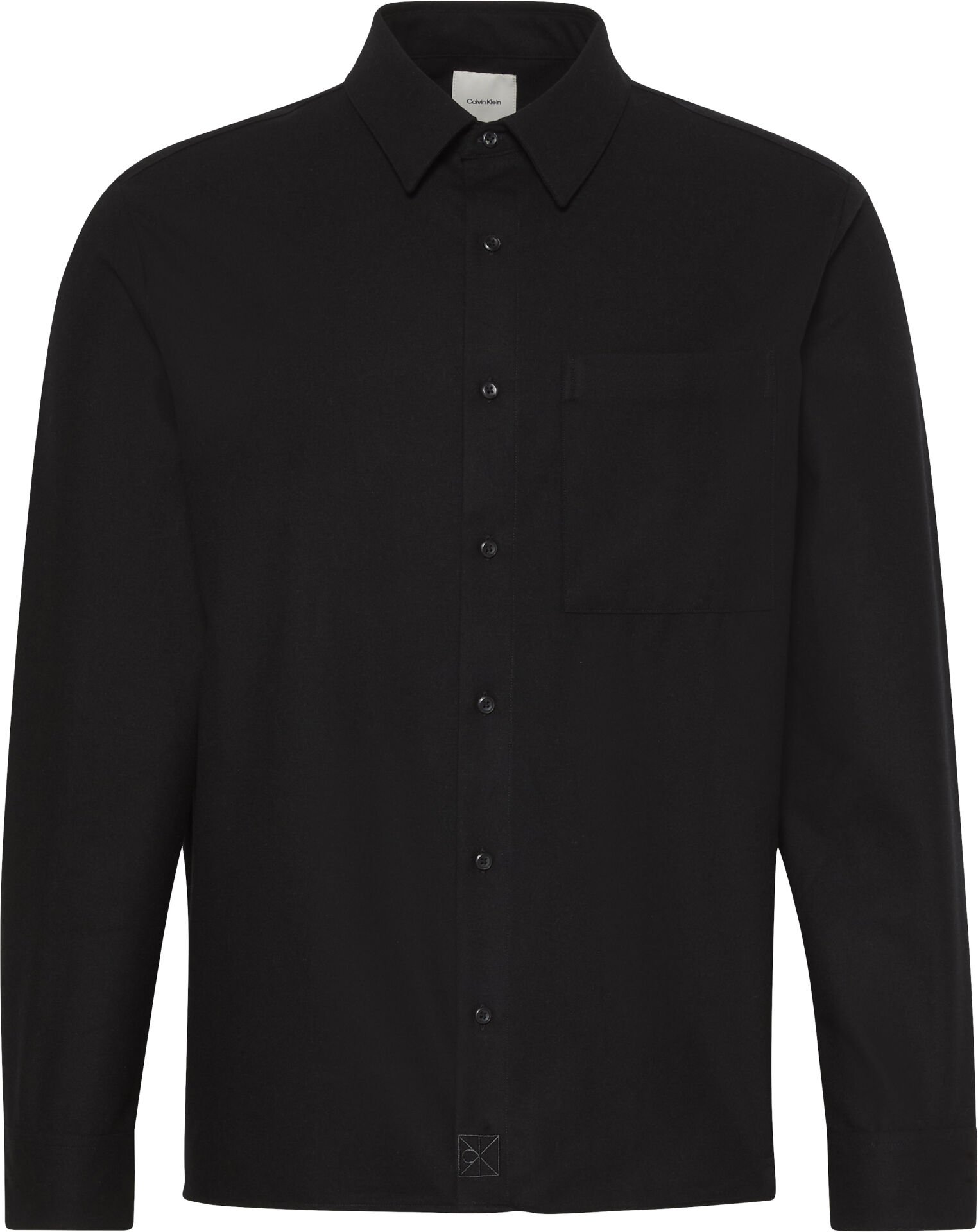 LS SOLID SILK WOOL EASY SHIRT