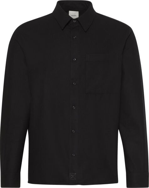 LS SOLID SILK WOOL EASY SHIRT