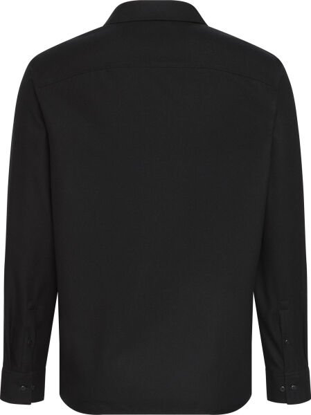 LS SOLID SILK WOOL EASY SHIRT