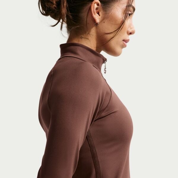 W NK LS FITTED FZ JKT GLS