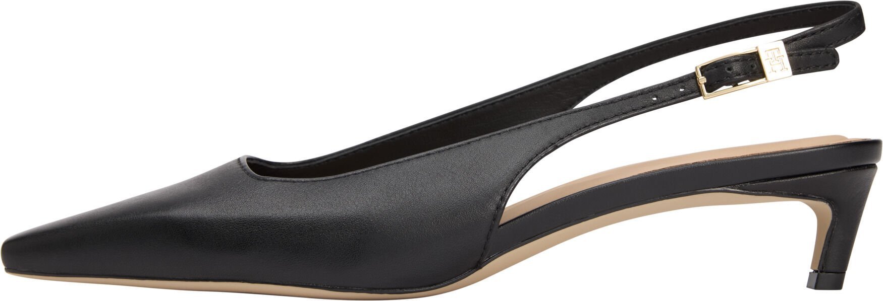 SQUARED TOE KITTEN SLINGBACK