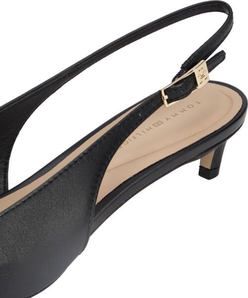 SQUARED TOE KITTEN SLINGBACK