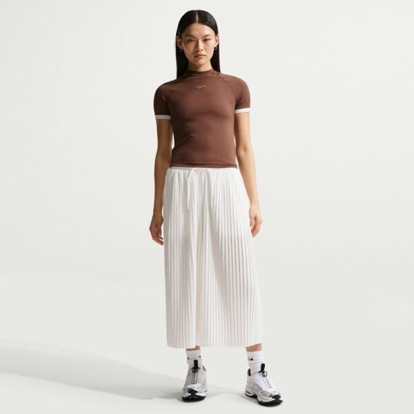 W NK SS FITTED TOP GLS