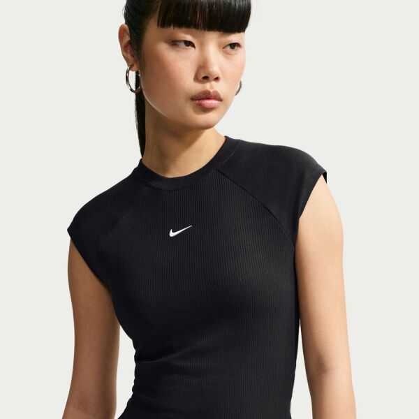 W NSW CHILL KNIT RIB SS TOP