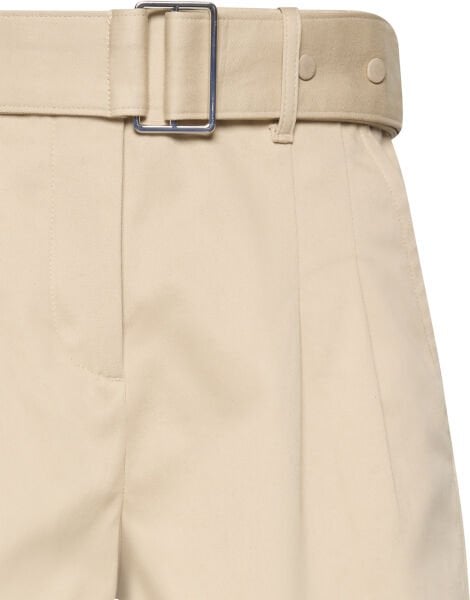 Cotton Twill Belted Trouser