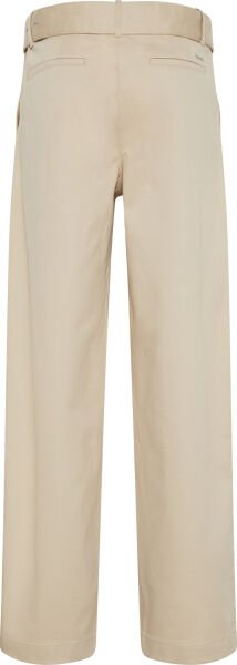 Cotton Twill Belted Trouser
