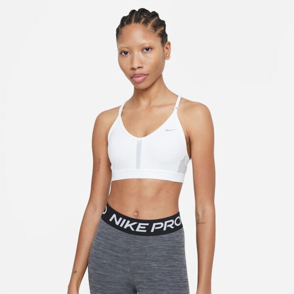 W NK DF INDY V-NECK BRA Beyaz - XS