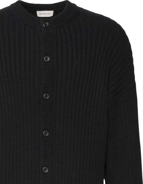 LS CHUNKY COTTON BLEND CARDIGA