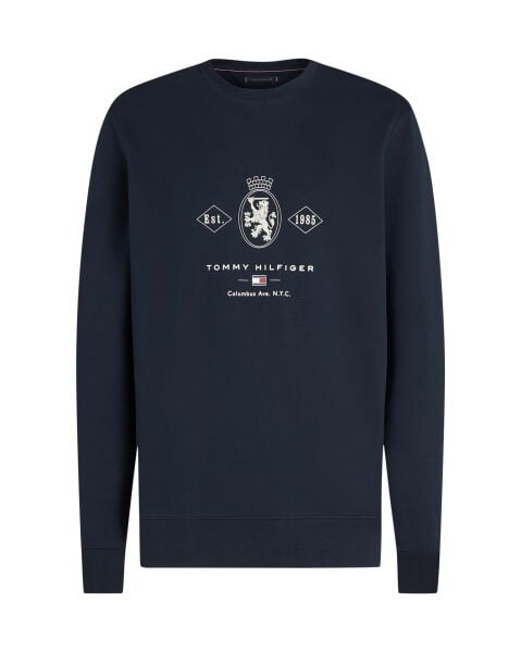 DIAMOND CREST GRAPHIC SWEATSHI