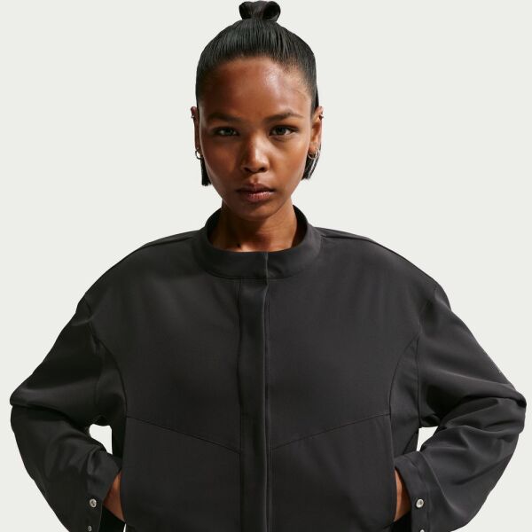 W NK 24.7 DF WVN CROP JACKET
