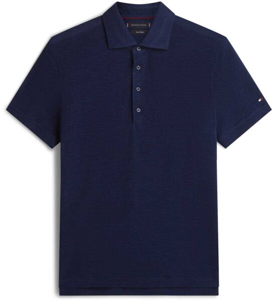 DC SPREAD COLLAR LINEN POLO