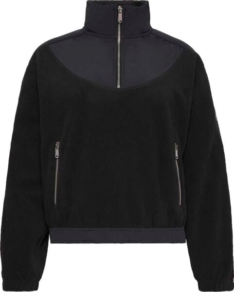 1/4 ZIP MIXED MEDIA POLAR FLEE