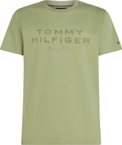 NYLON APPLIQUE MIX MEDIA TEE