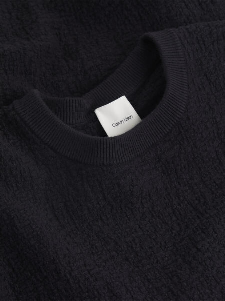 NATURAL TEXTURE JACQUARD SWEAT