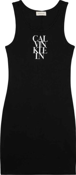 SL COTTON 1X1 RIB TANK DRESS