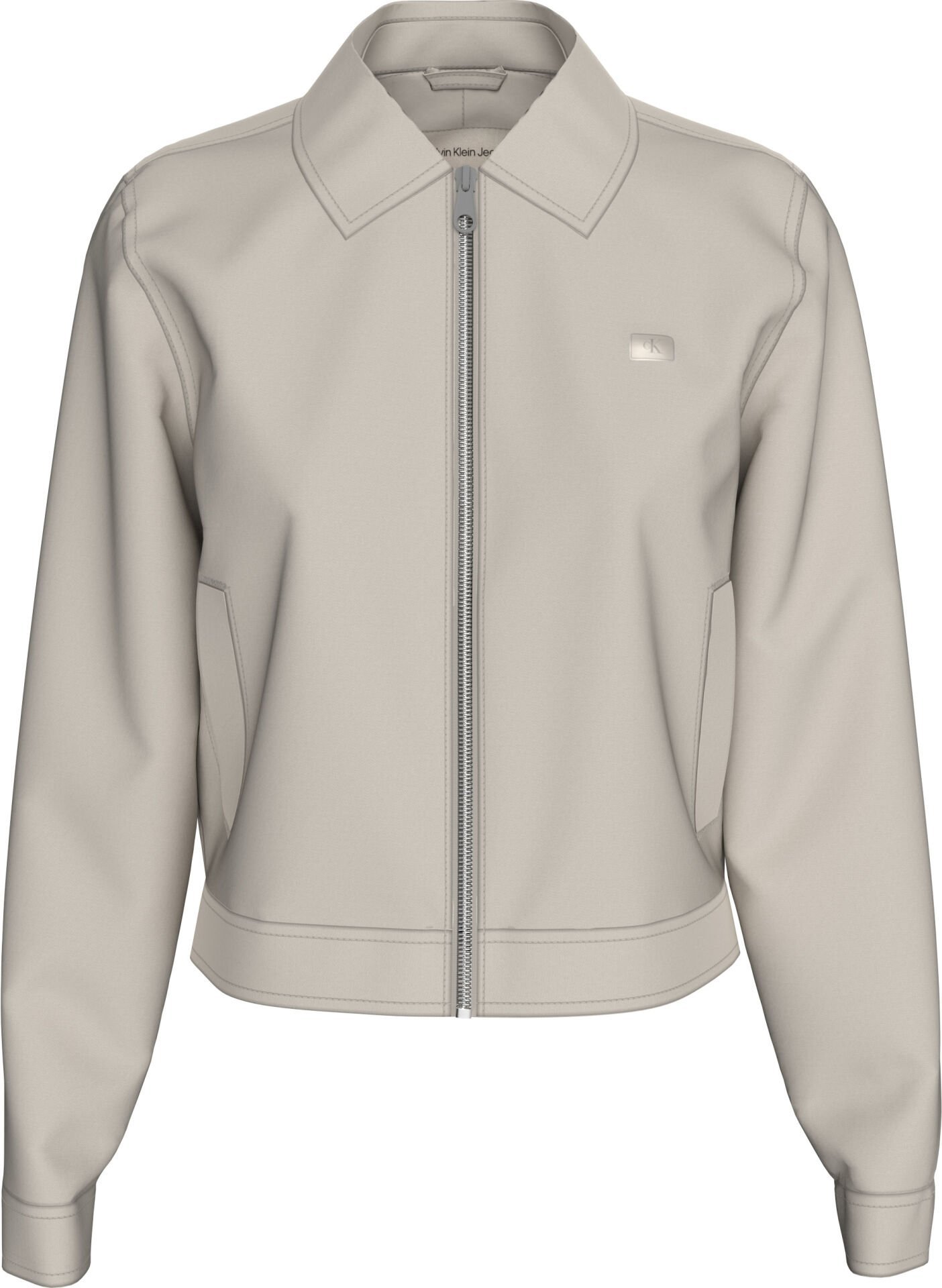 ZIP THROUGH COTTON JACKET